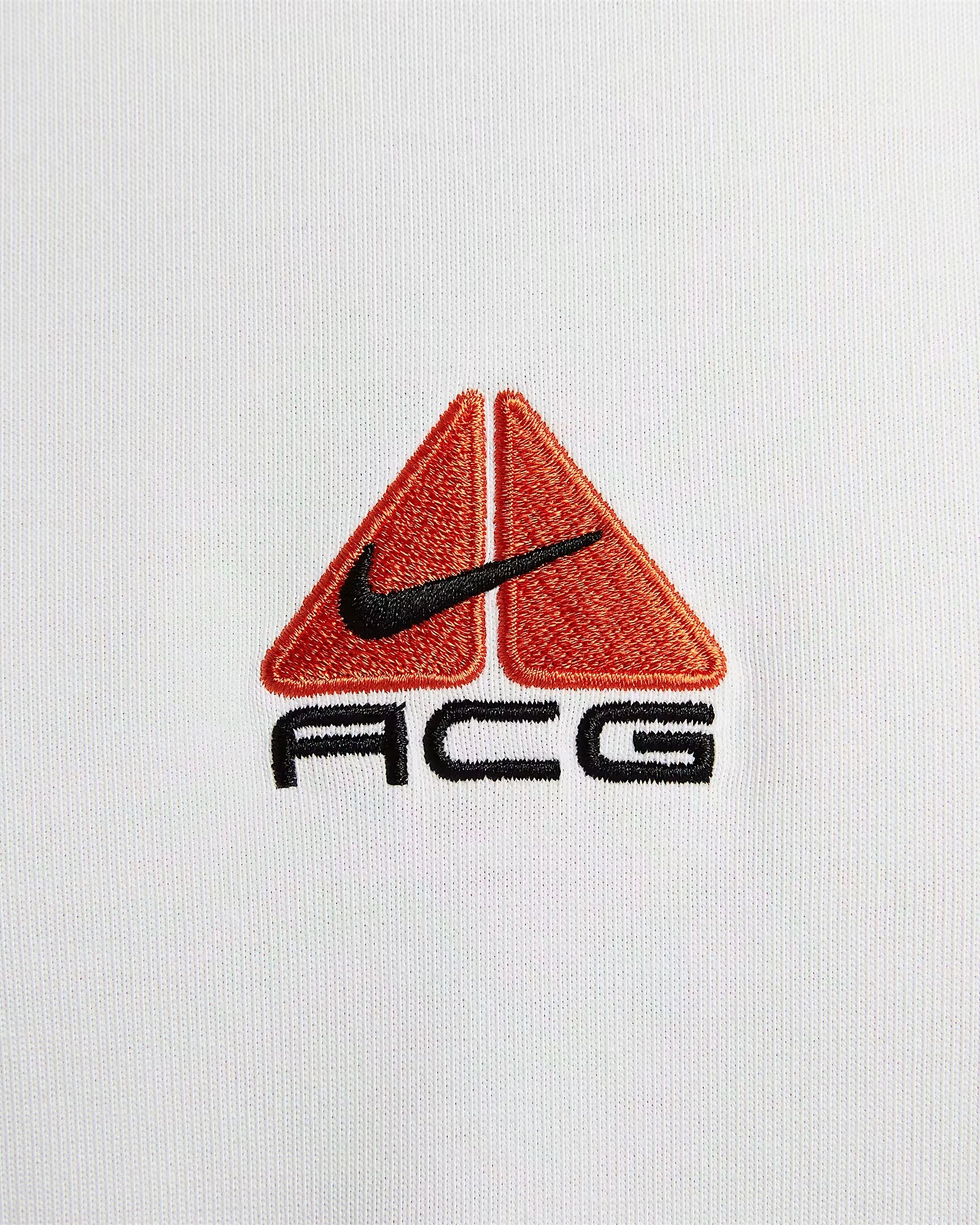 NIKE ACG Dri-FIT Lungs TEE 白橘 刺繡LOGO 薄長袖 DR7754-121 VIII