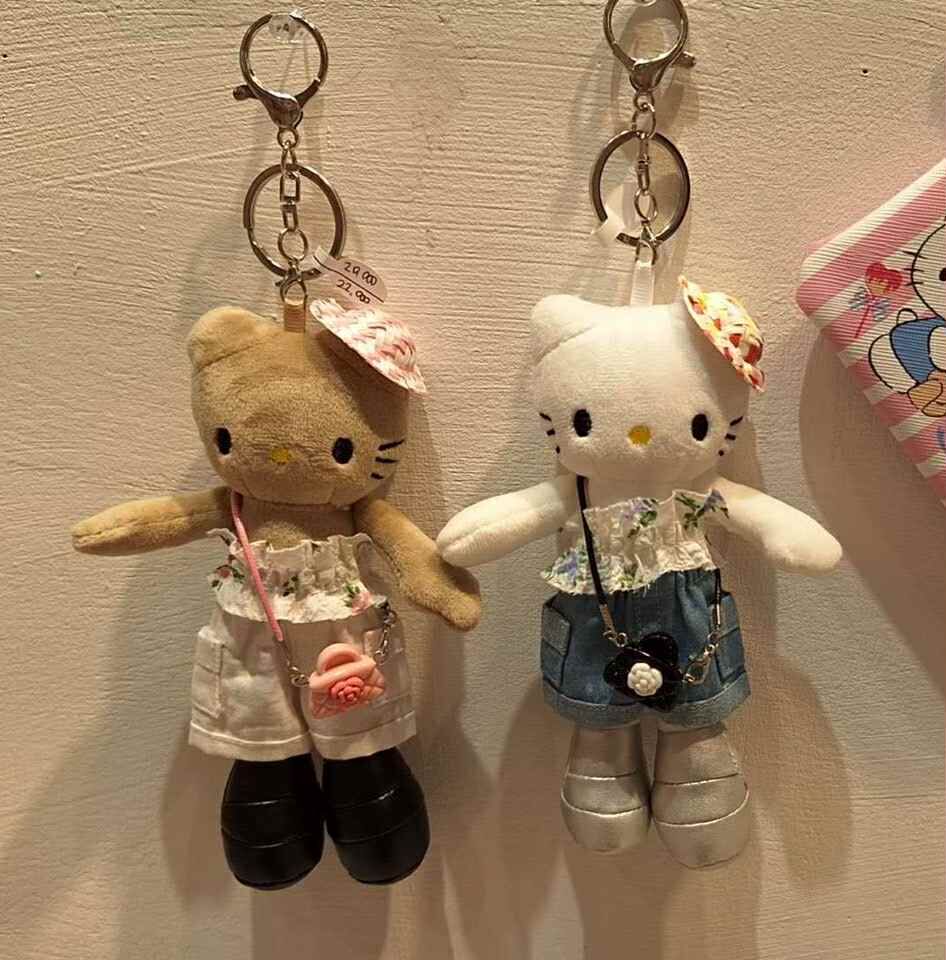 Hello kitty 長腿碎花