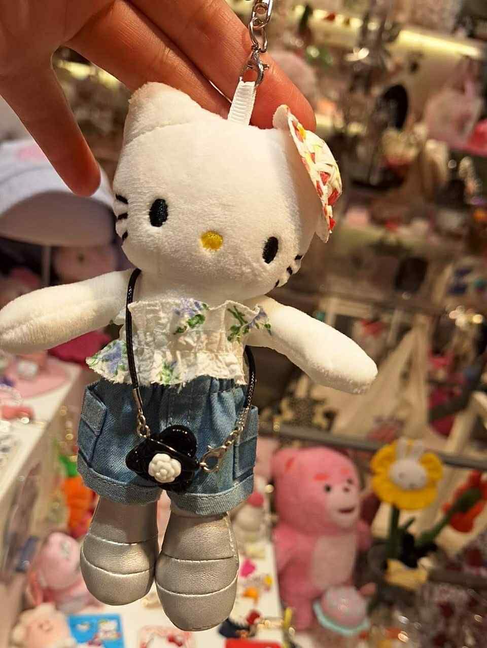 Hello kitty 長腿碎花