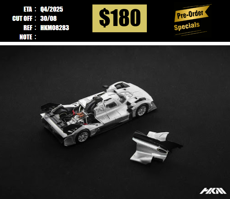 PO-$180 * HKM * 1:64 499P HYPERCAR 24 LEMANS YELLOW #83 [OD28/08]