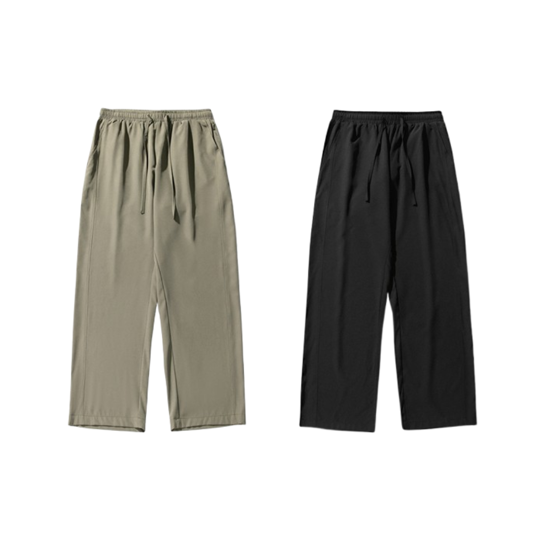 輕薄涼感抗皺日系工裝長褲 L2280