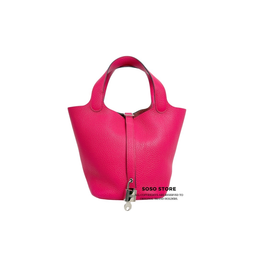 Hermes Picotin 18 - Rose Mexico / Shw
