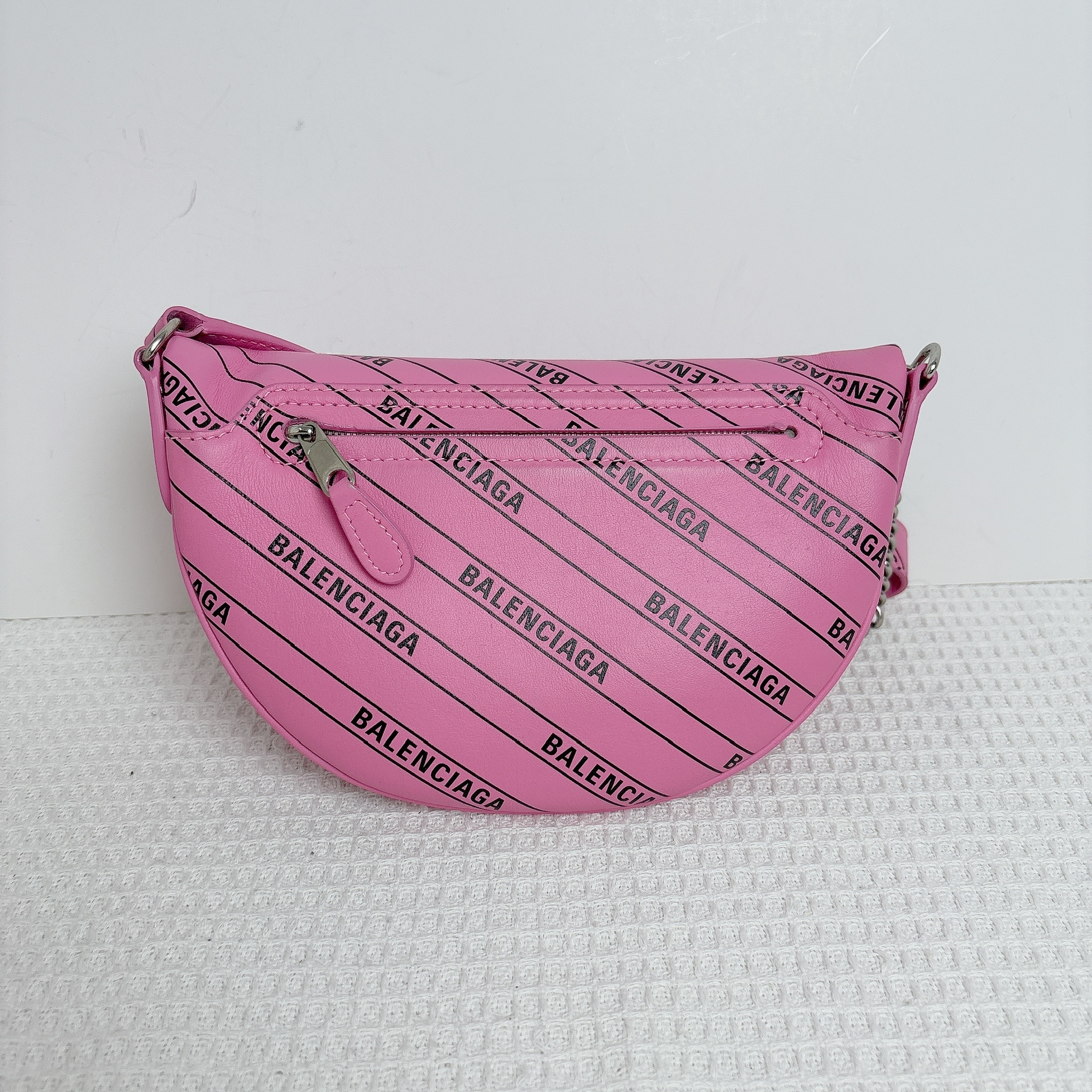 Balenciaga Souvenir Belt Bag - Pink / Shw
