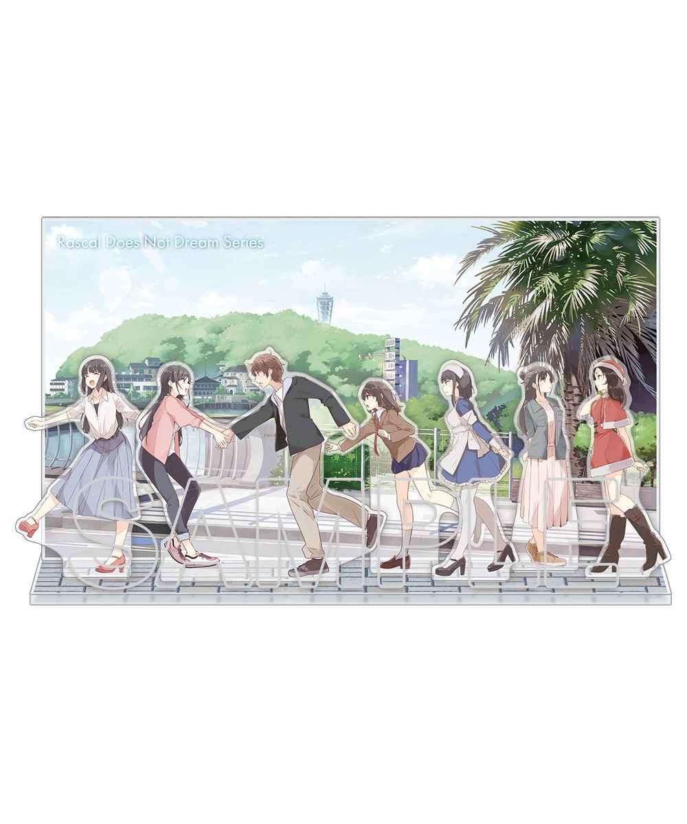 預購-電擊文庫「『青春豬頭少年』系列」大學生篇集合視覺 立體壓克力立牌【日本進口精品】