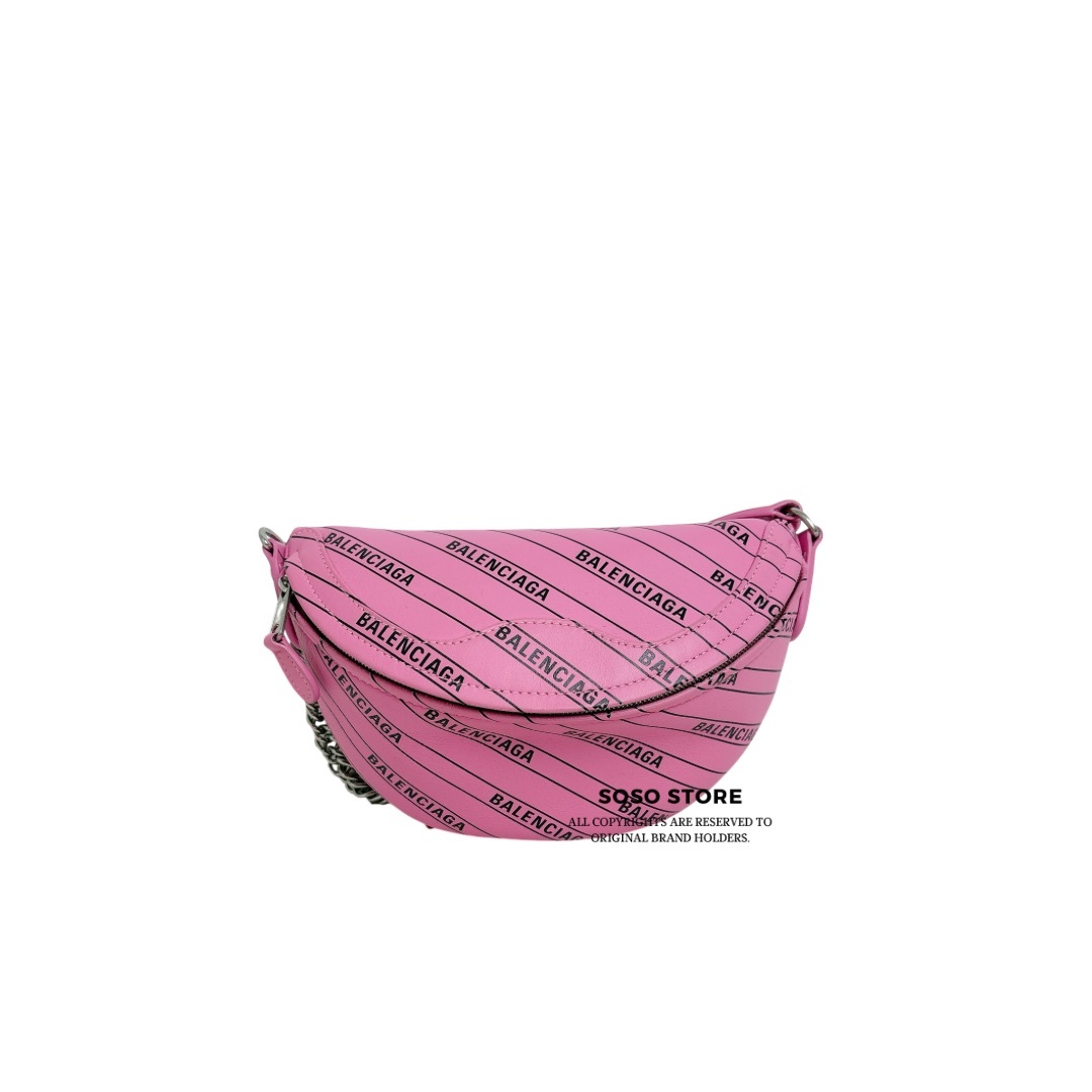 Balenciaga Souvenir Belt Bag - Pink / Shw