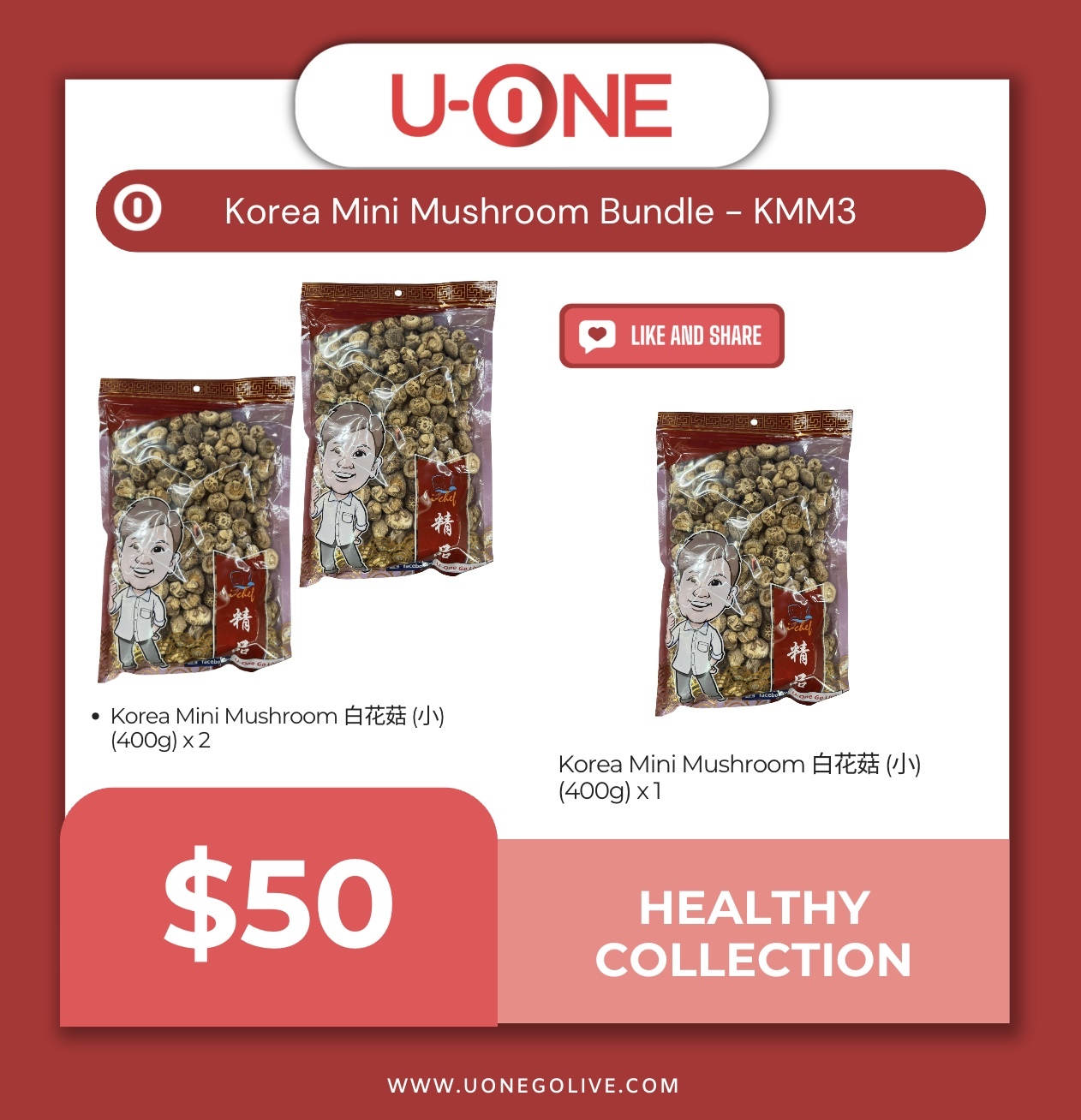 Korea Mini Mushroom Bundle - KMM3