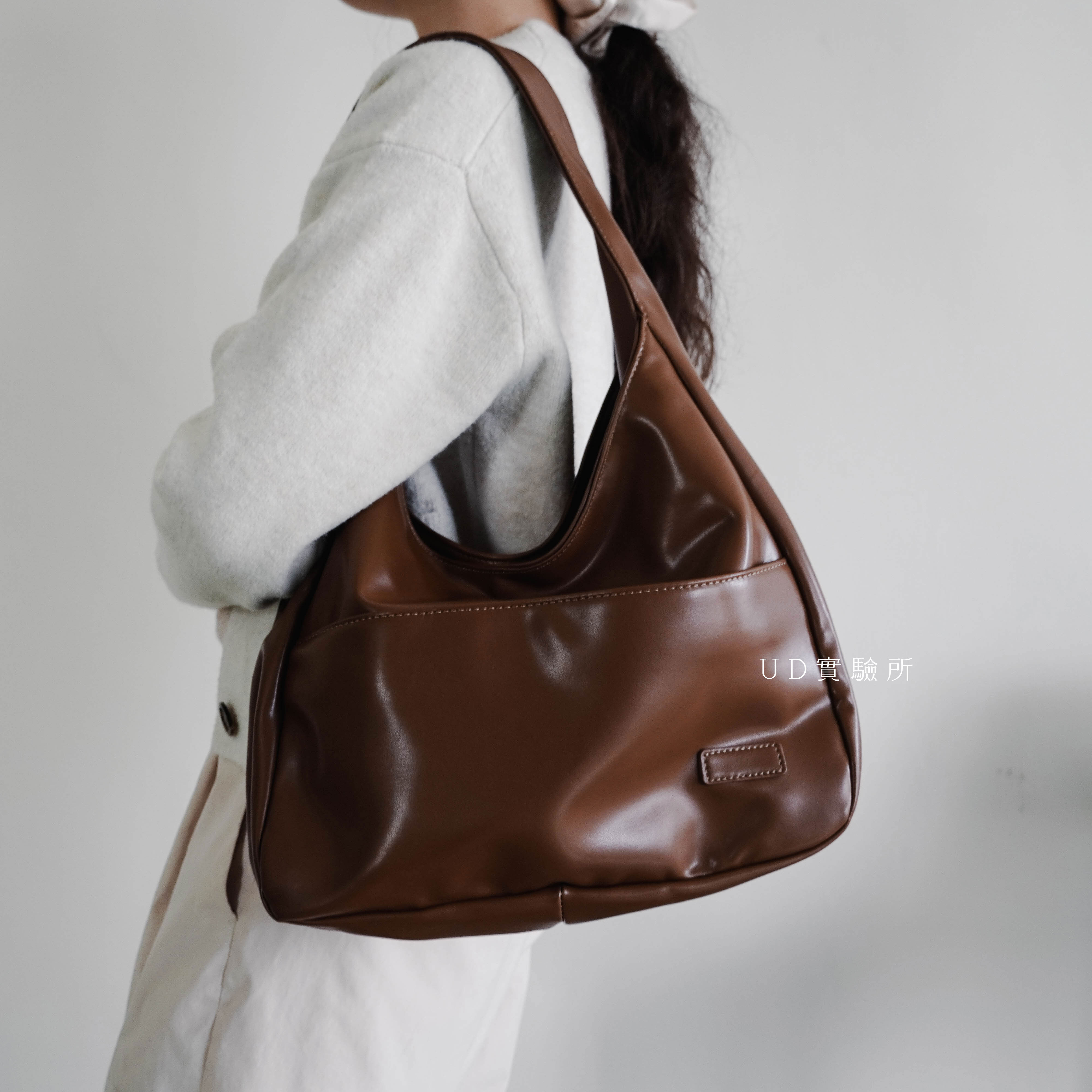 ins風純色托特包 三色售