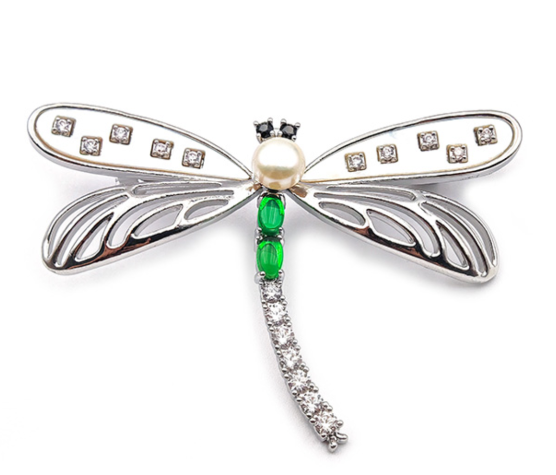 【直播】LL082840 蜻蜓款珍珠胸針