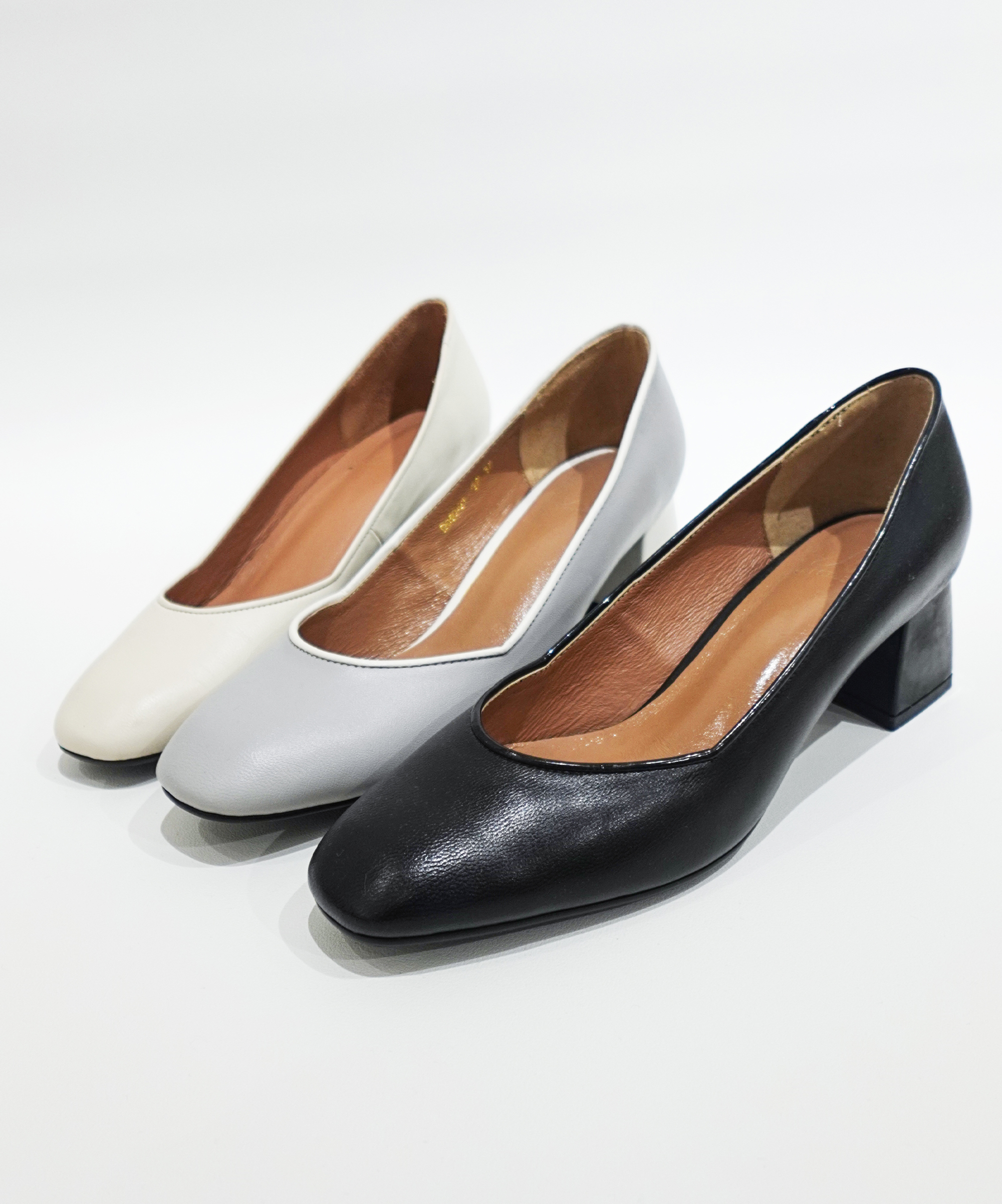 新款改版-Kate 跳色鑲邊高跟鞋(三色)MIT款