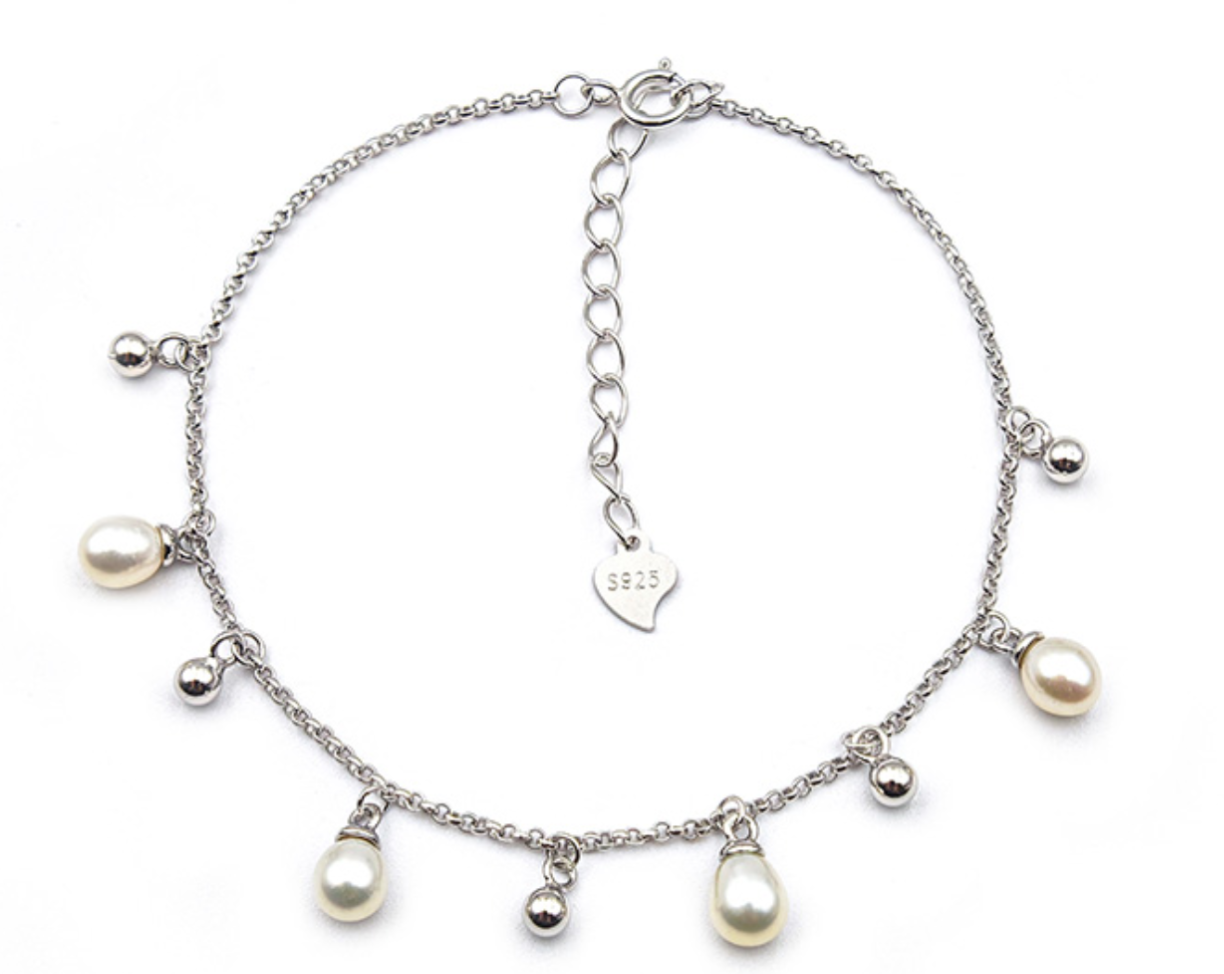 【直播】LL082812 S925銀 珍珠手鏈(SPB0495003)