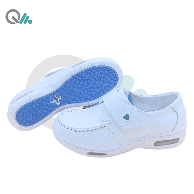 真皮魔術貼護士鞋 (台灣製造)