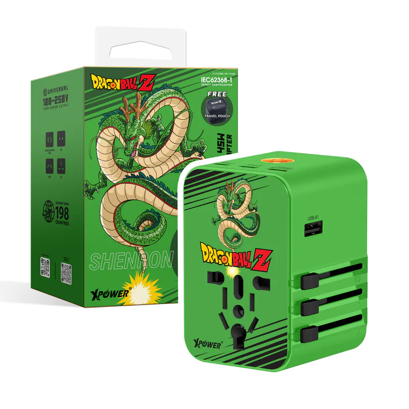 XPower x 龍珠Z TA45B 45W 6輸出 PD3.0/PPS快充旅行充電器 (神龍)