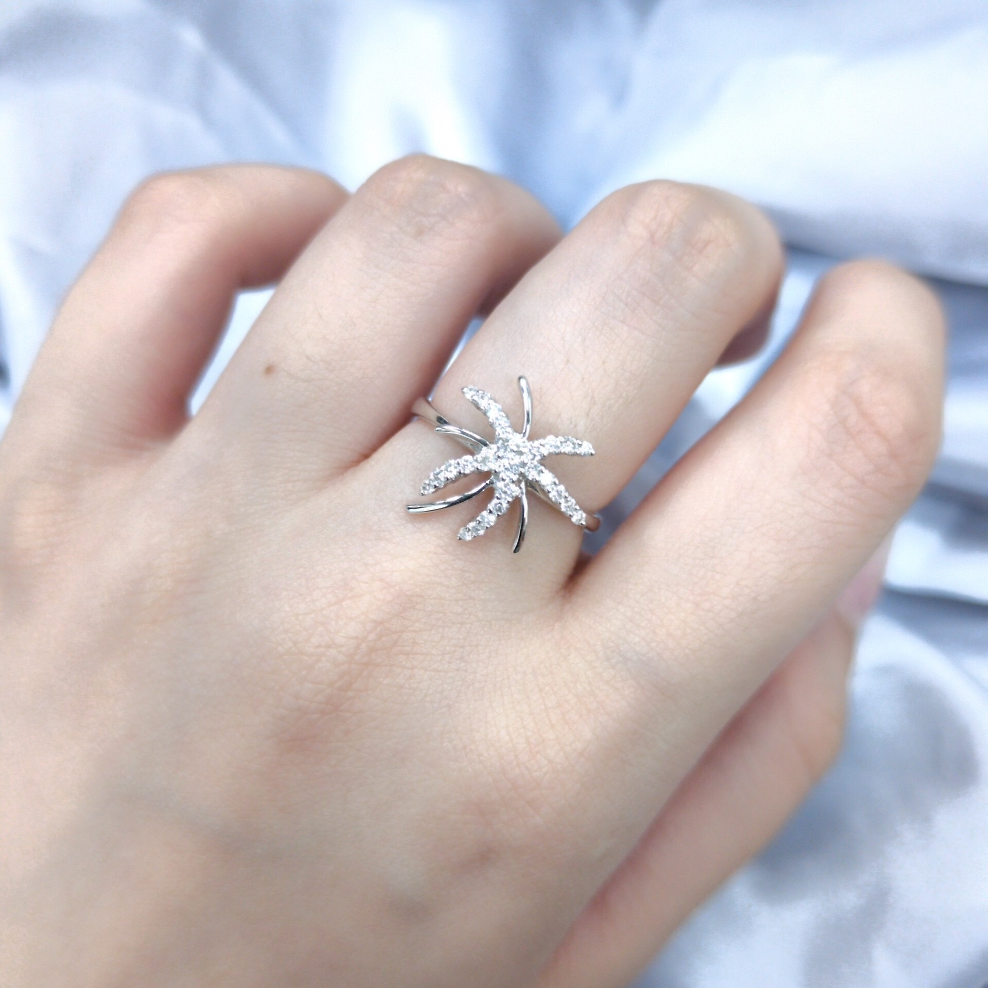 18K Gold 0.24ct Diamond Ring