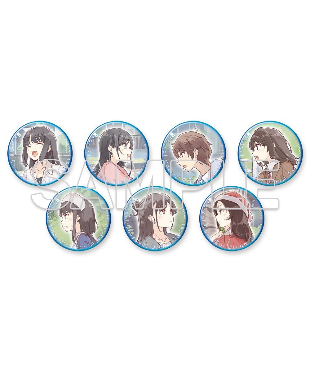 預購-電擊文庫「『青春豬頭少年』系列」大學生篇集合視覺 集換式徽章 PACK盲盒販售 隨機出貨【日本進口精品】