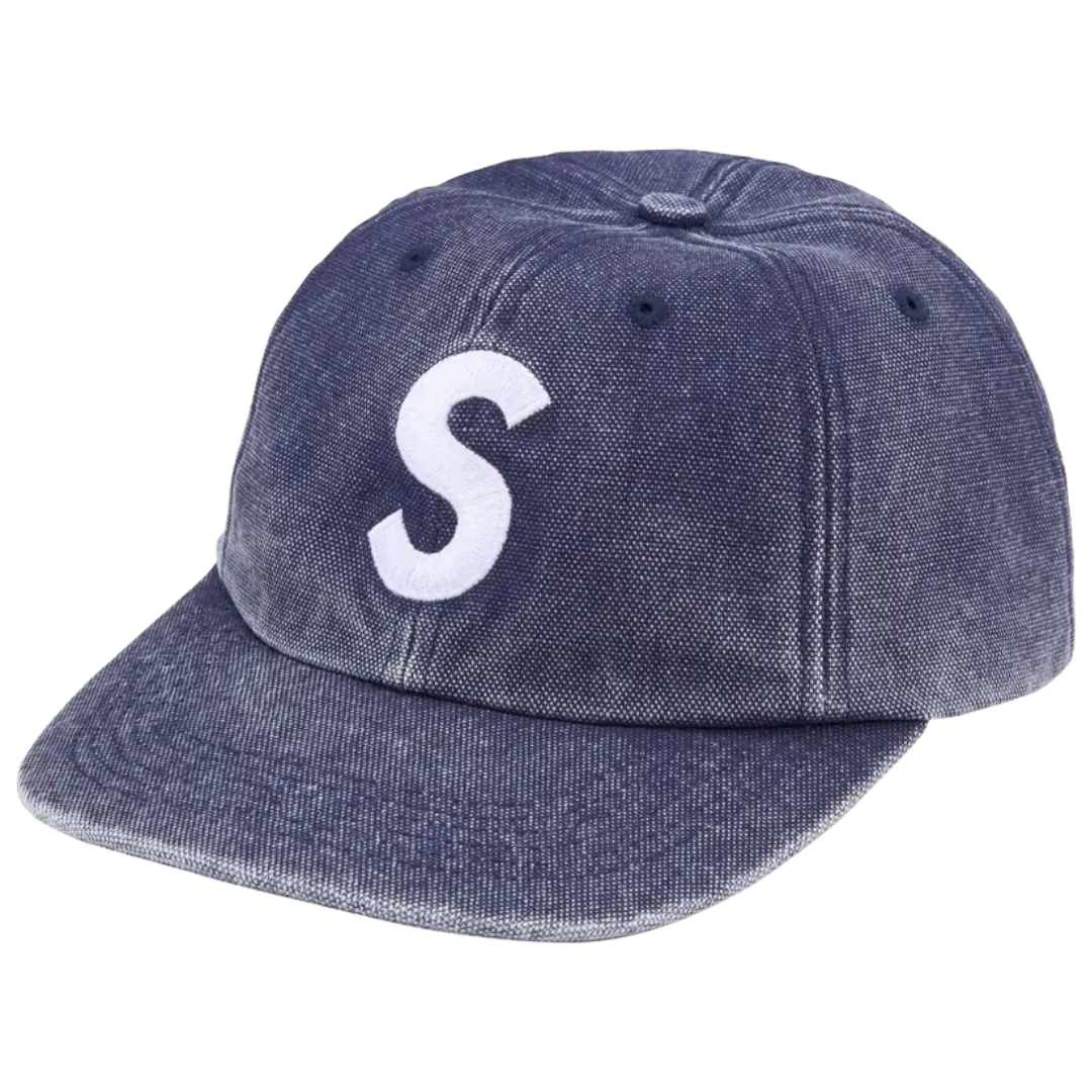 ☆ETW☆【EASY TO WEAR】Supreme S LOGO 6-PANEL 丹寧 水洗 老帽 棒球帽