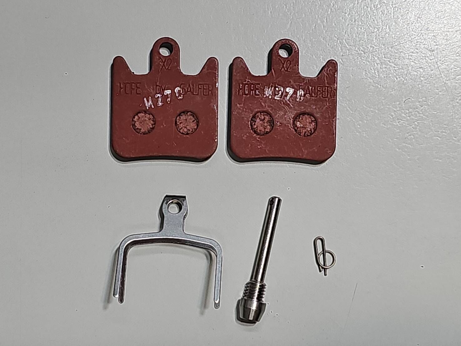 Hope X2 RX2 卡鉗用來令片 紅色來令片 金屬來令片 SHIMANO SRAM 共用