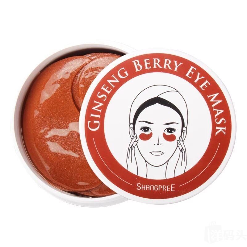 SHANGPREE 香蒲麗 紅蔘果紅色公主眼膜 60EA