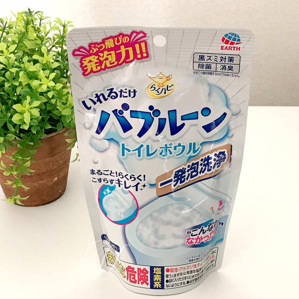 日本地球製藥強效泡沫馬桶清潔粉 180g