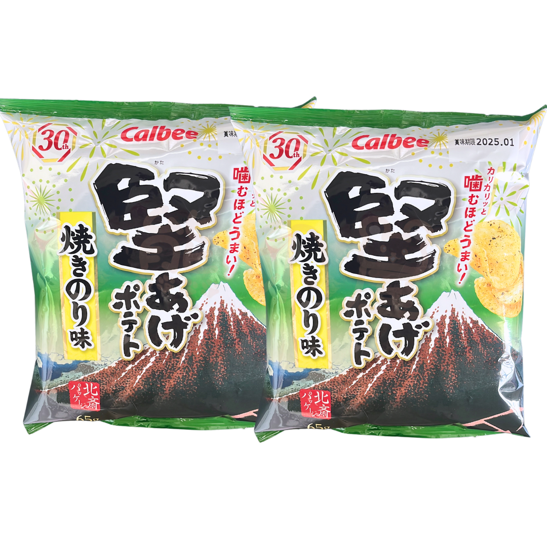 卡樂B 堅薯片-紫菜味   65G X 2 到期日 2026-5-30
