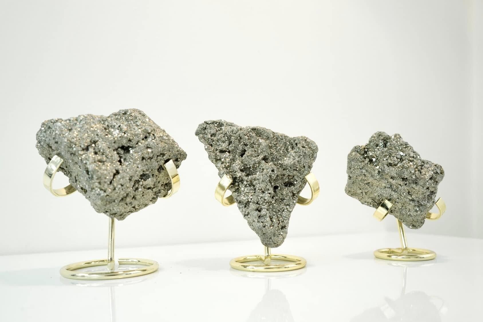 秘魯隱形黃金 Pyrite天然共生雲母愚人金｜天然礦石｜愚人金 ｜M