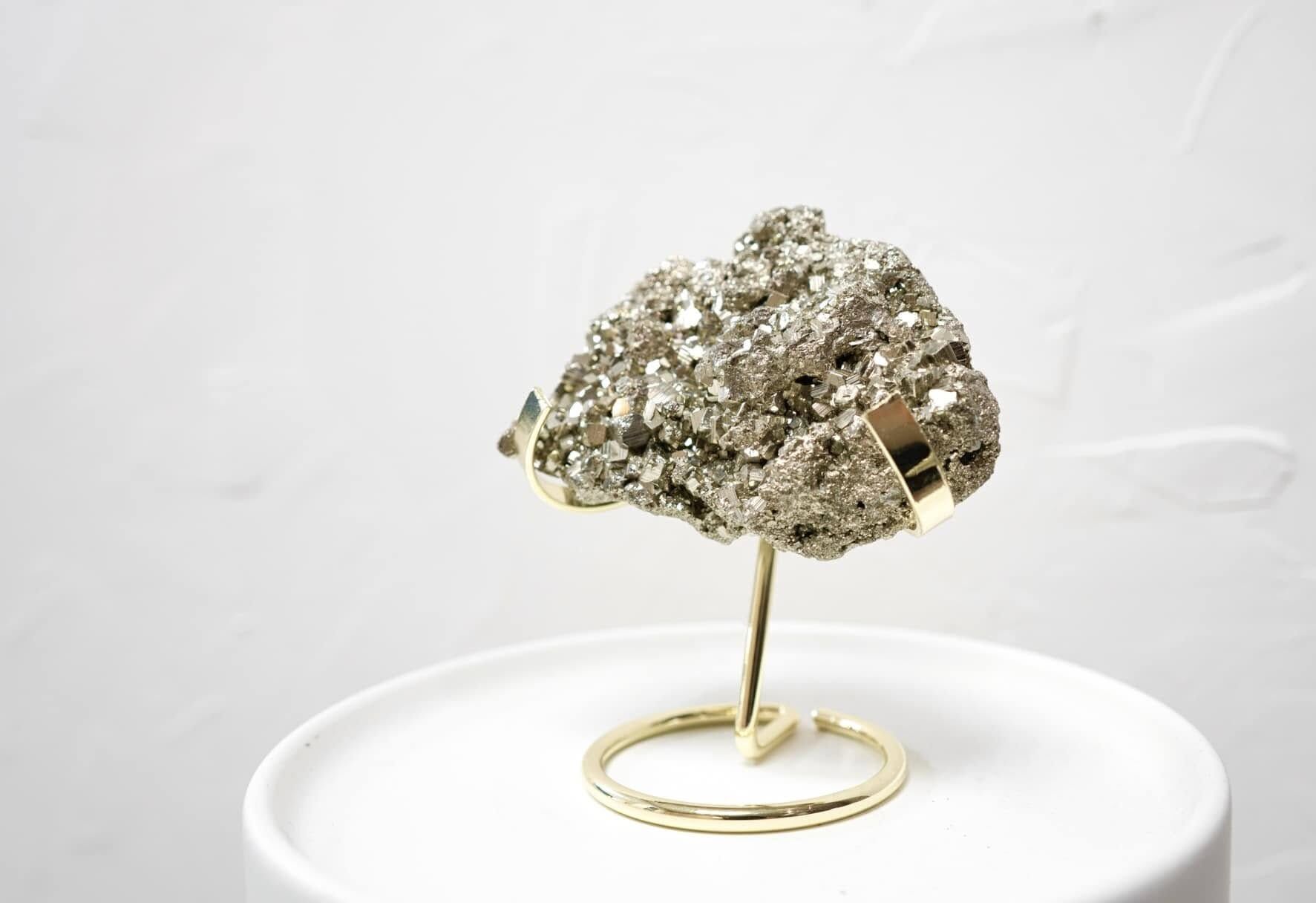 秘魯隱形黃金 Pyrite天然共生雲母愚人金｜天然礦石｜愚人金 ｜M