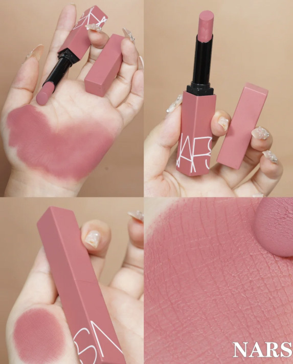 Nars 特霧絲柔持色唇膏小方條1.5g 正裝 #100甜嫩杏粉
