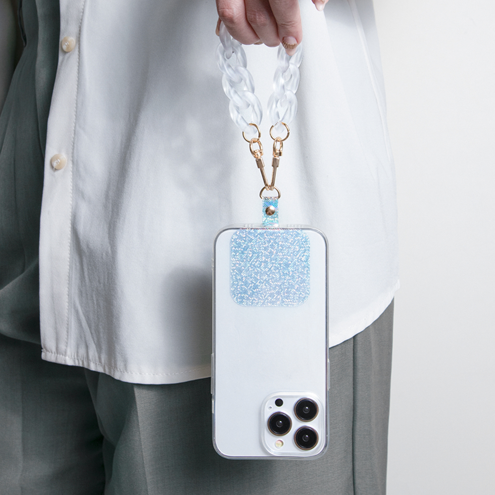 迷霧柔白壓克力手腕繩