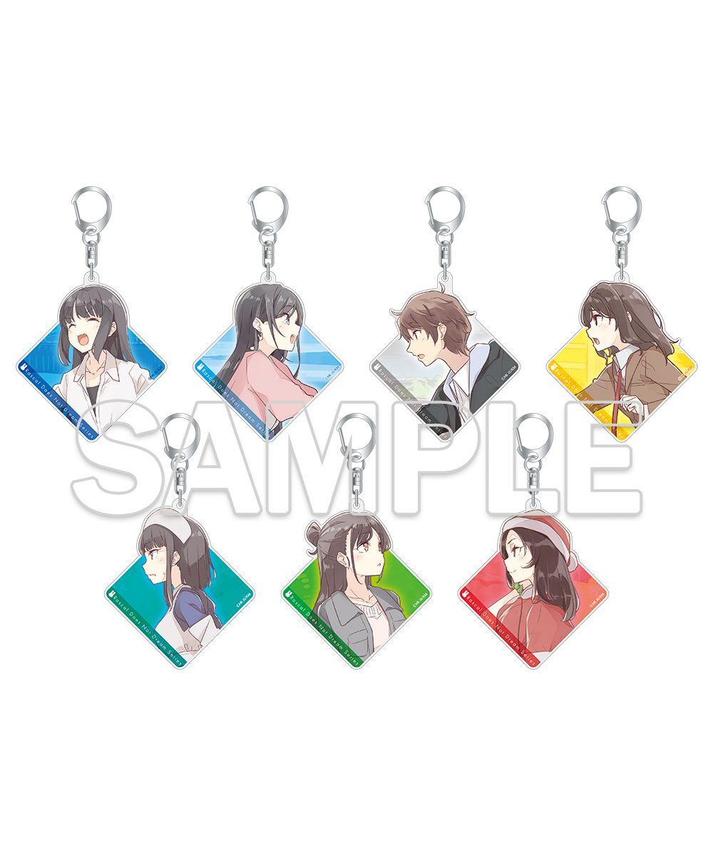 預購-電擊文庫「『青春豬頭少年』系列」大學生篇集合視覺 集換式壓克力鑰匙圈 PACK盲盒販售 隨機出貨【日本進口精品】