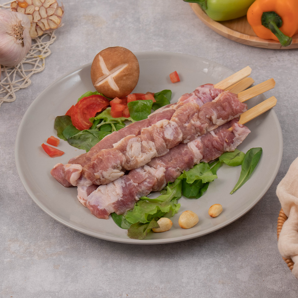 老饕豬肉串 - 5串