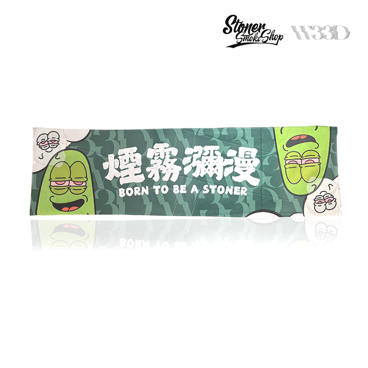 🇹🇼Stoner Smoke Shop x W33D - 『 煙霧瀰漫｜巨大化 Joint 』雙面毛巾 Two-Sided Towel