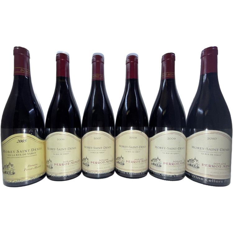 Domaine Perrot Minot Morey-Saint-Denis En La Rue de Vergy Vertical Collection (2005-2010)
