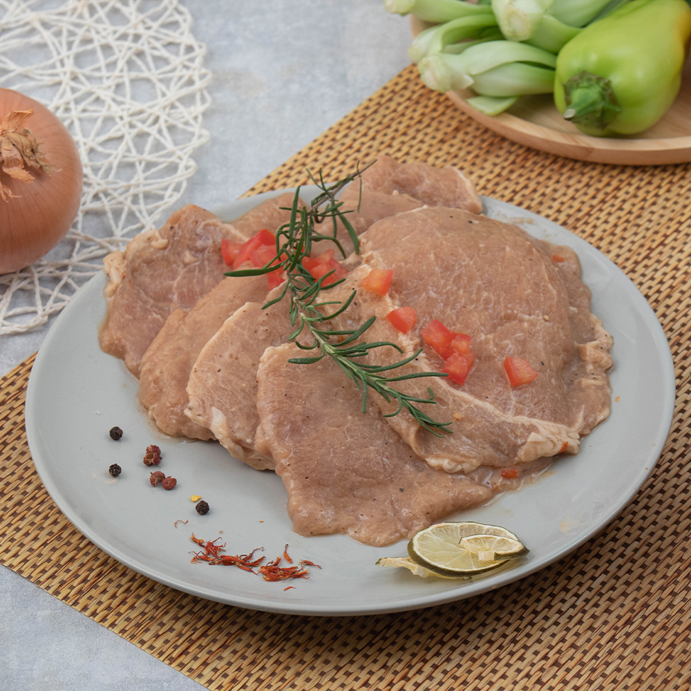 特選嫩煎里肌肉排 (5大片)