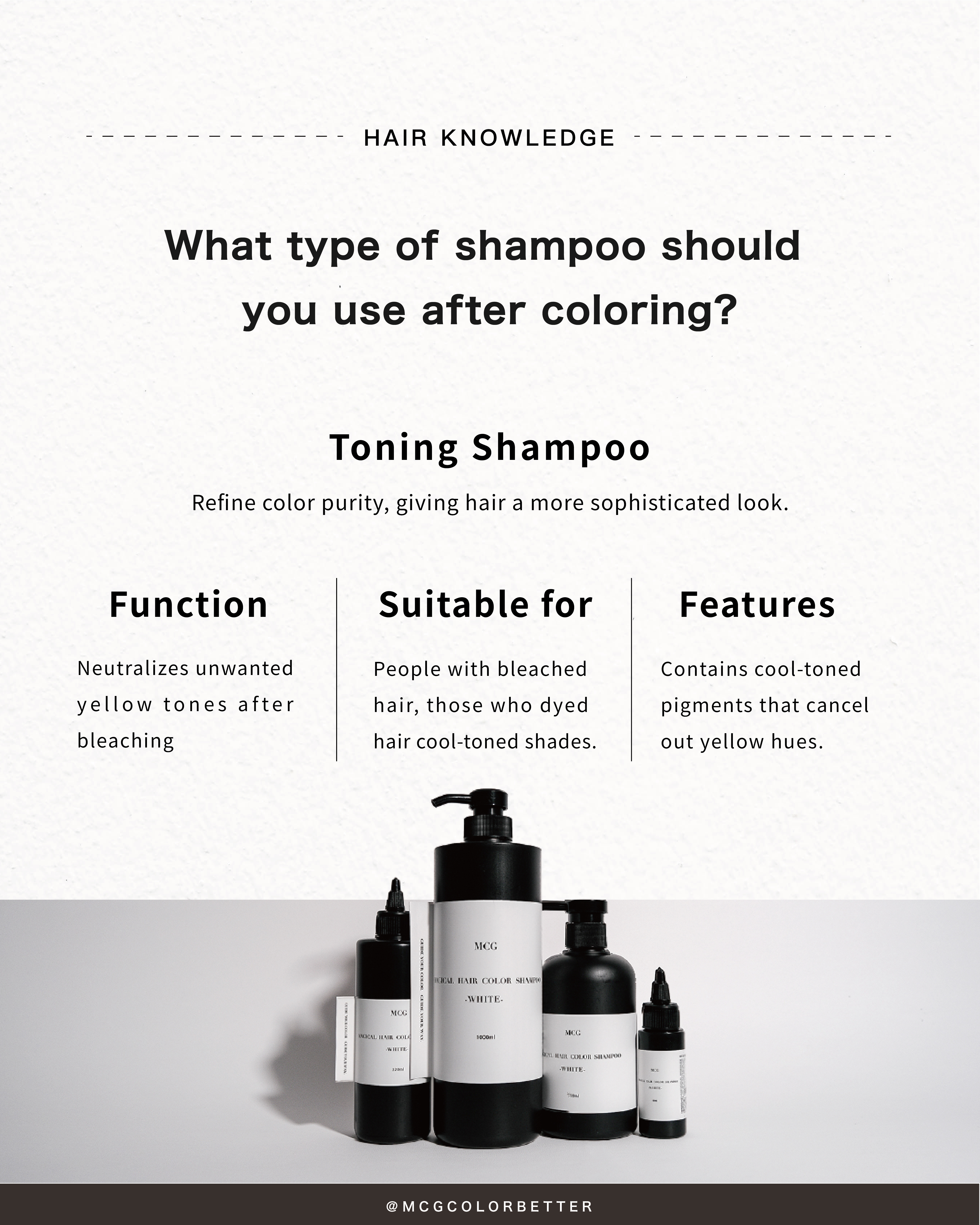 What type of shampoo should you use after coloring?