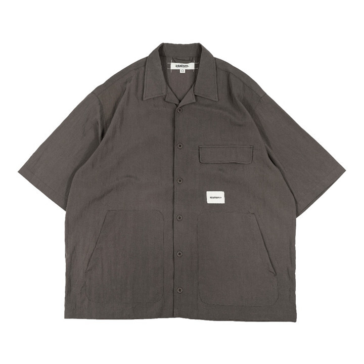 idealism 短袖 襯衫 咖啡/黑 25 S/S Soft Shirt
