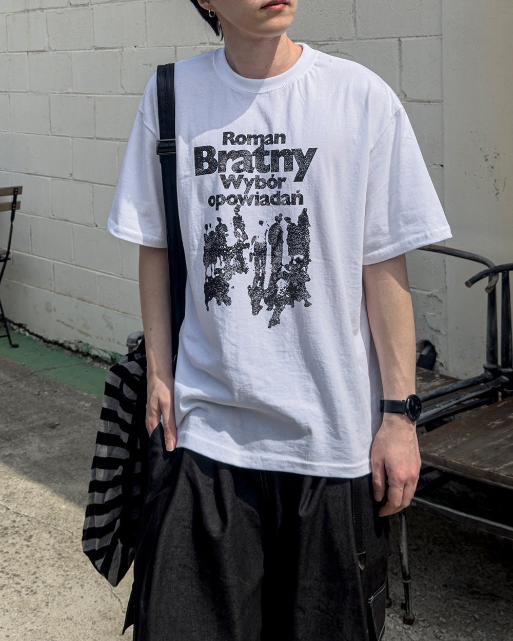 Band Style 復古印花短袖上衣