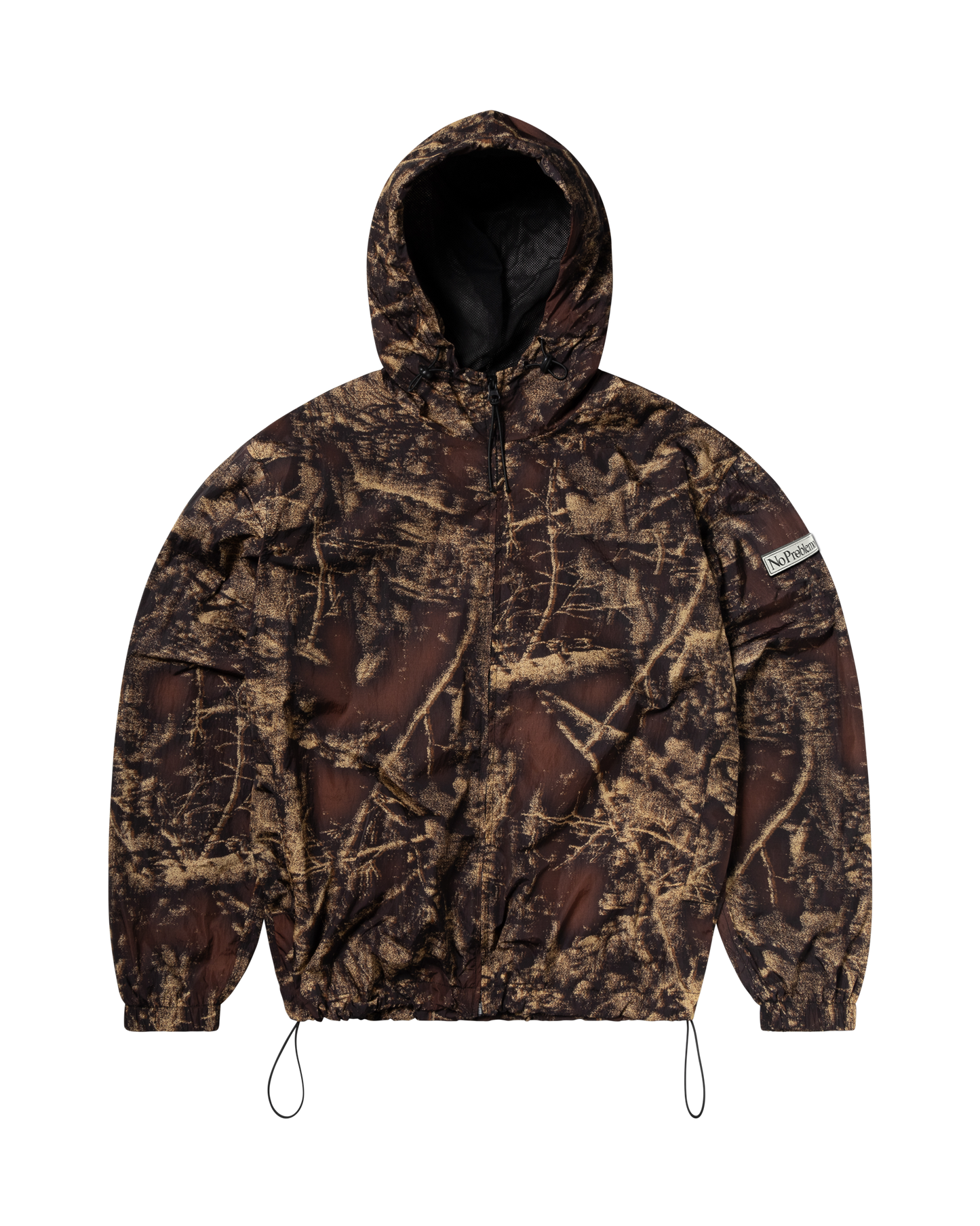 No Problemo | Forest Glitch Nylon Jacket