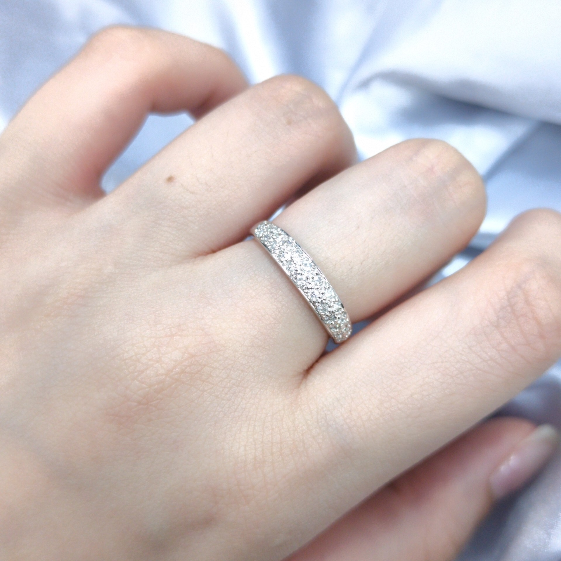 18K White Gold 0.33ct Diamond Ring