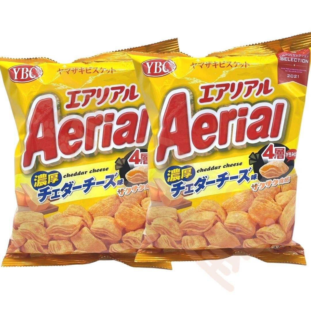YBC包裝Aerial四層粟米脆-濃厚芝士味 X 2包 (新舊包裝 隨機發貨) 到期日 2026-3-30