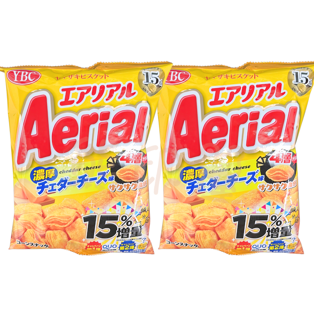 YBC包裝Aerial四層粟米脆-濃厚芝士味 X 2包 (新舊包裝 隨機發貨) 到期日 2026-3-30
