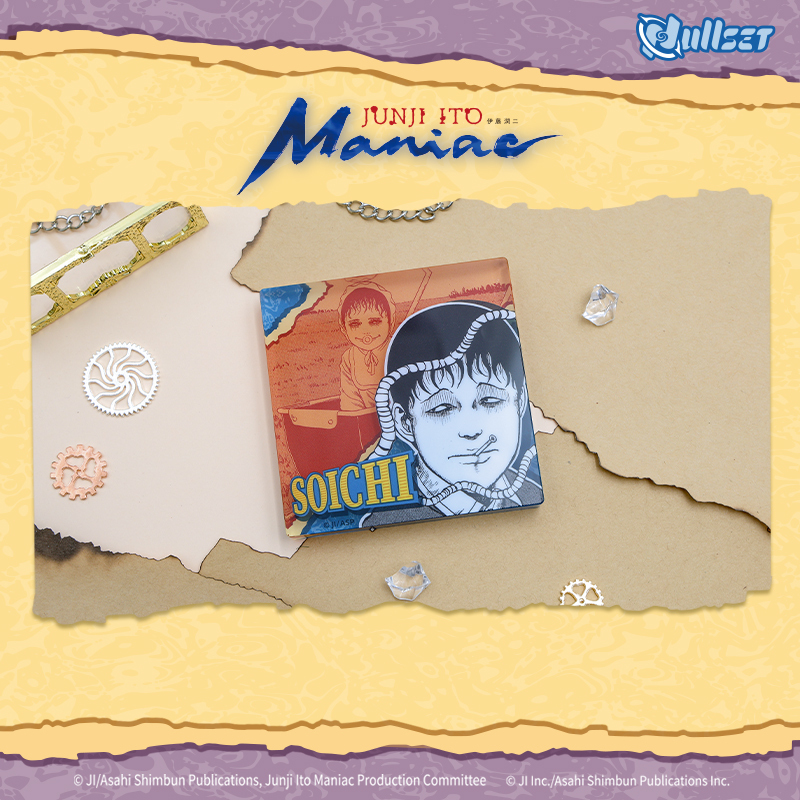 伊藤潤二狂熱亞克力漫畫磚-雙一