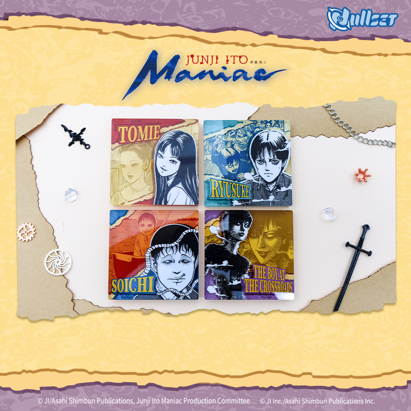 伊藤潤二狂熱亞克力漫畫磚-至死不渝的愛B