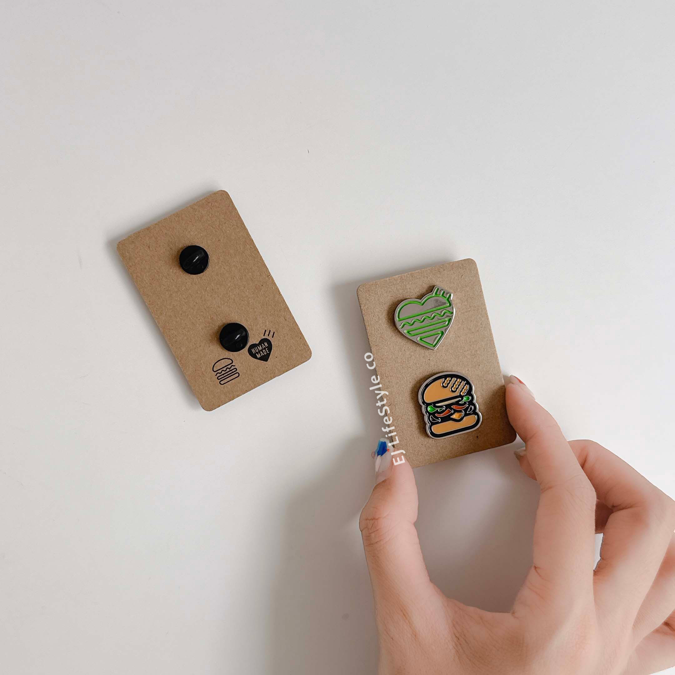 🇯🇵 HUMAN MADE × SHAKE SHACK 漢堡造型 別針 胸章 吊飾 鑰匙圈 / 現貨