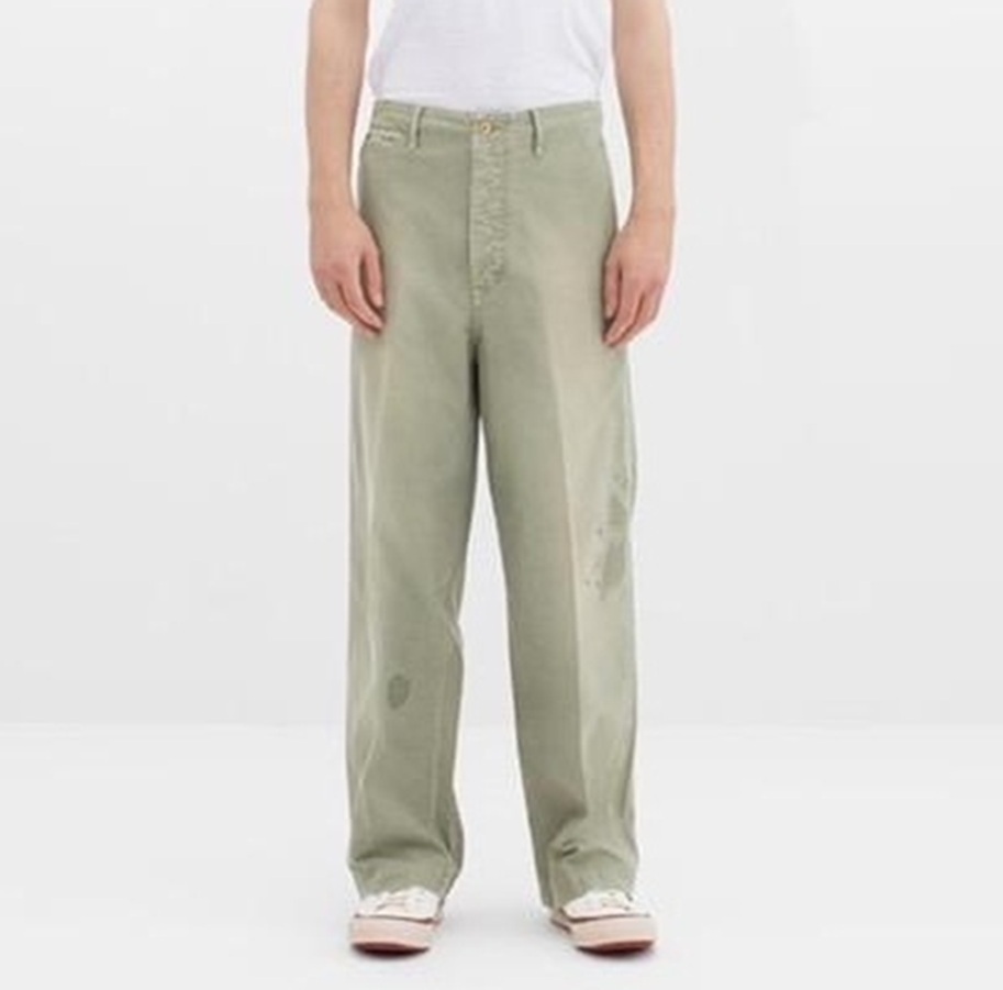 VISVIM 2025 A/W EX WIDE CHINO PANTS CRASH - PRE ORDER ITEM (預訂中)