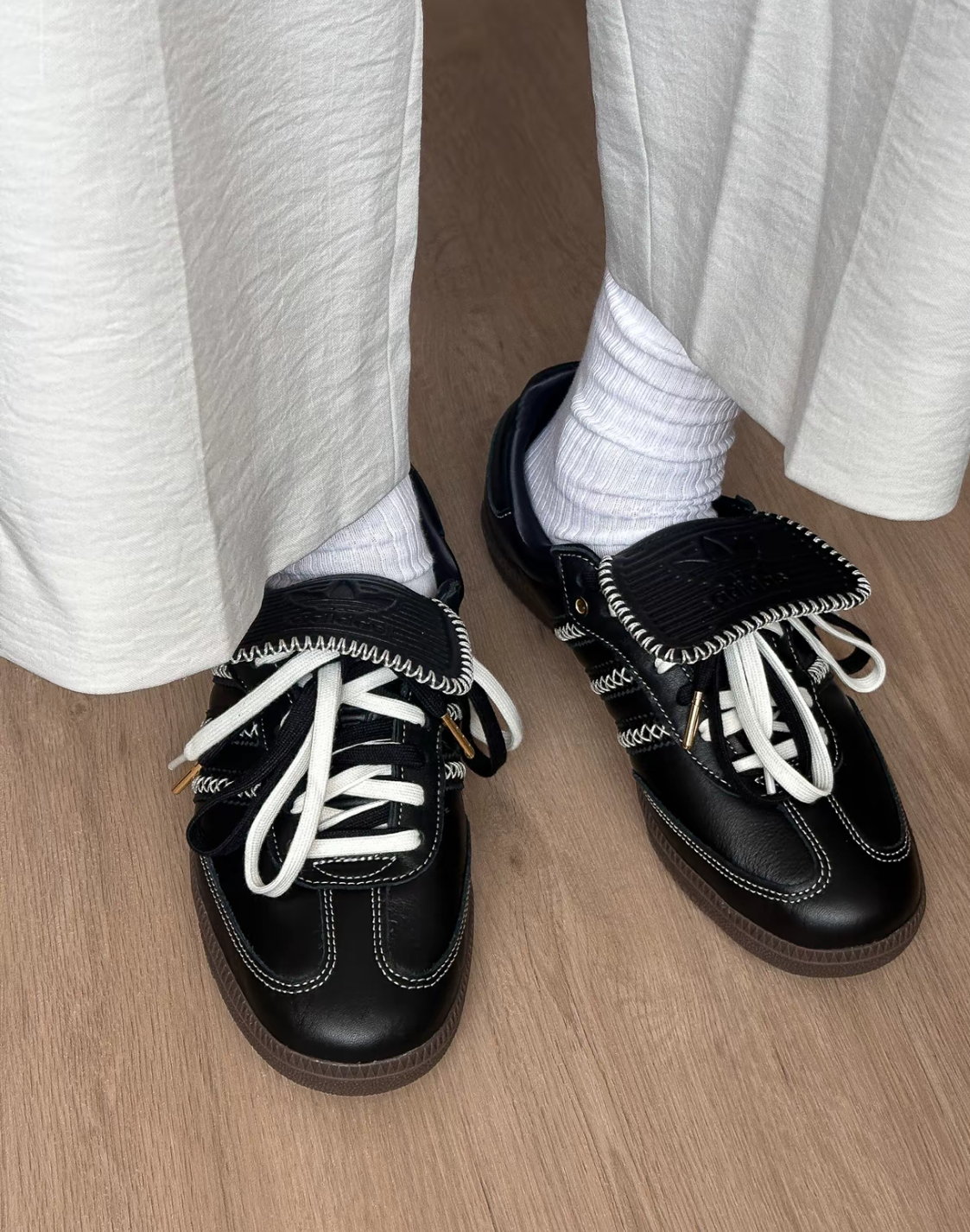 【代購】Adidas Originals Samba LT 復古黑翻蓋鞋舌