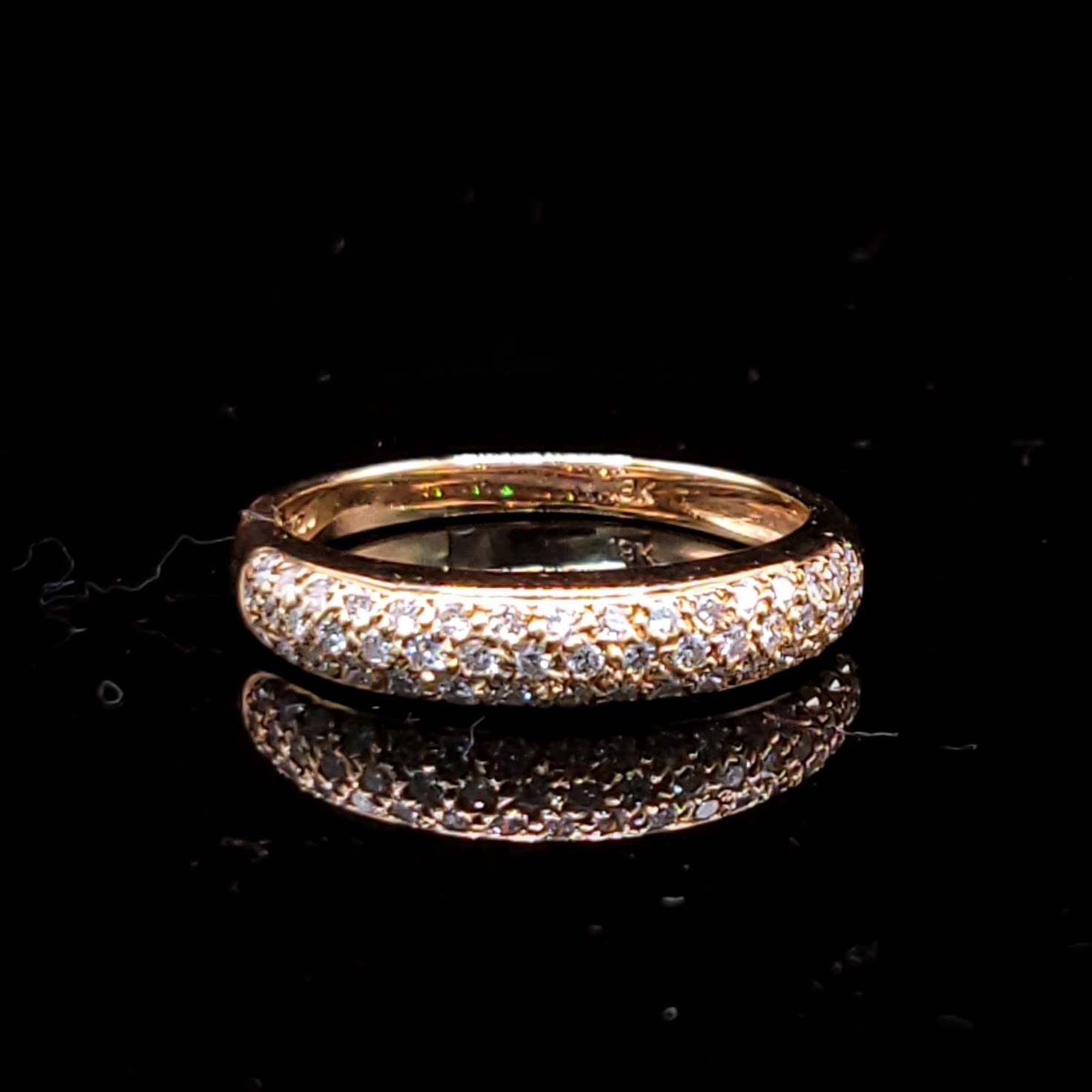 18K Rose Gold 0.39ct Diamond Ring