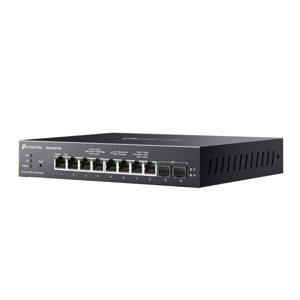 TP-LINK SG2210XMP-M2 Omada 8埠 2.5GBASE-T 2埠 10GE SFP+ 智慧型交換器