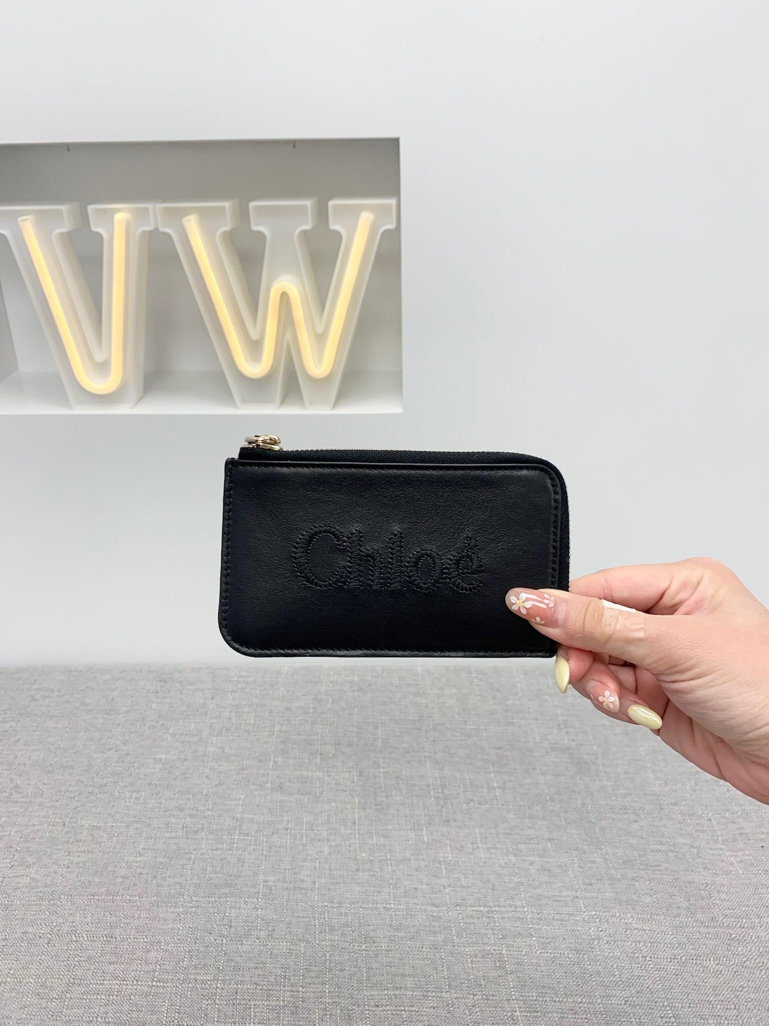 Outlet Chloe Zipped Card Holder