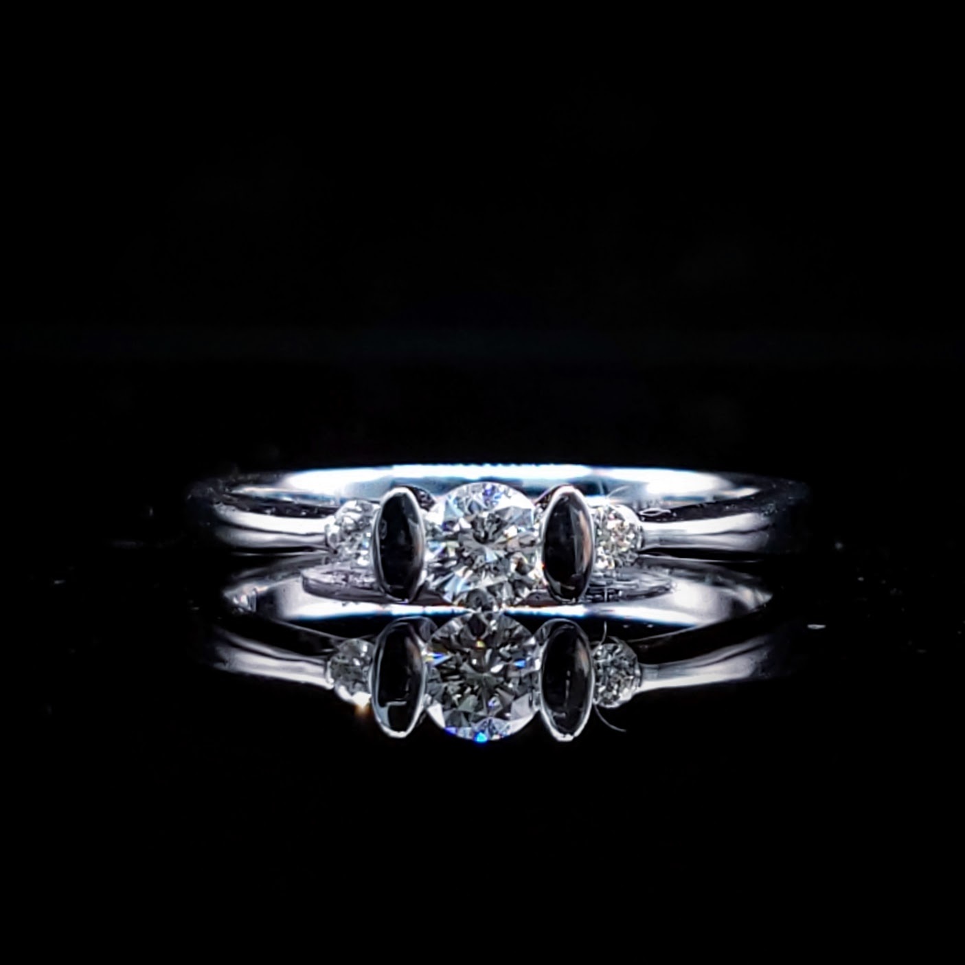 18K White Gold 0.24ct Diamond Ring