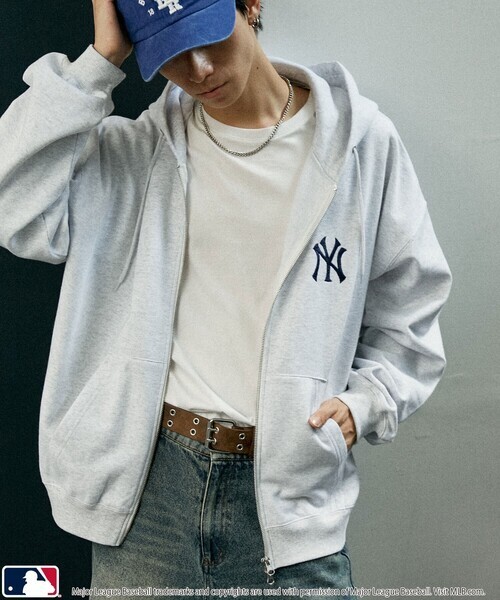 MLB x PUBLUX 美國職棒大聯盟 雙頭拉鍊 連帽外套 三款