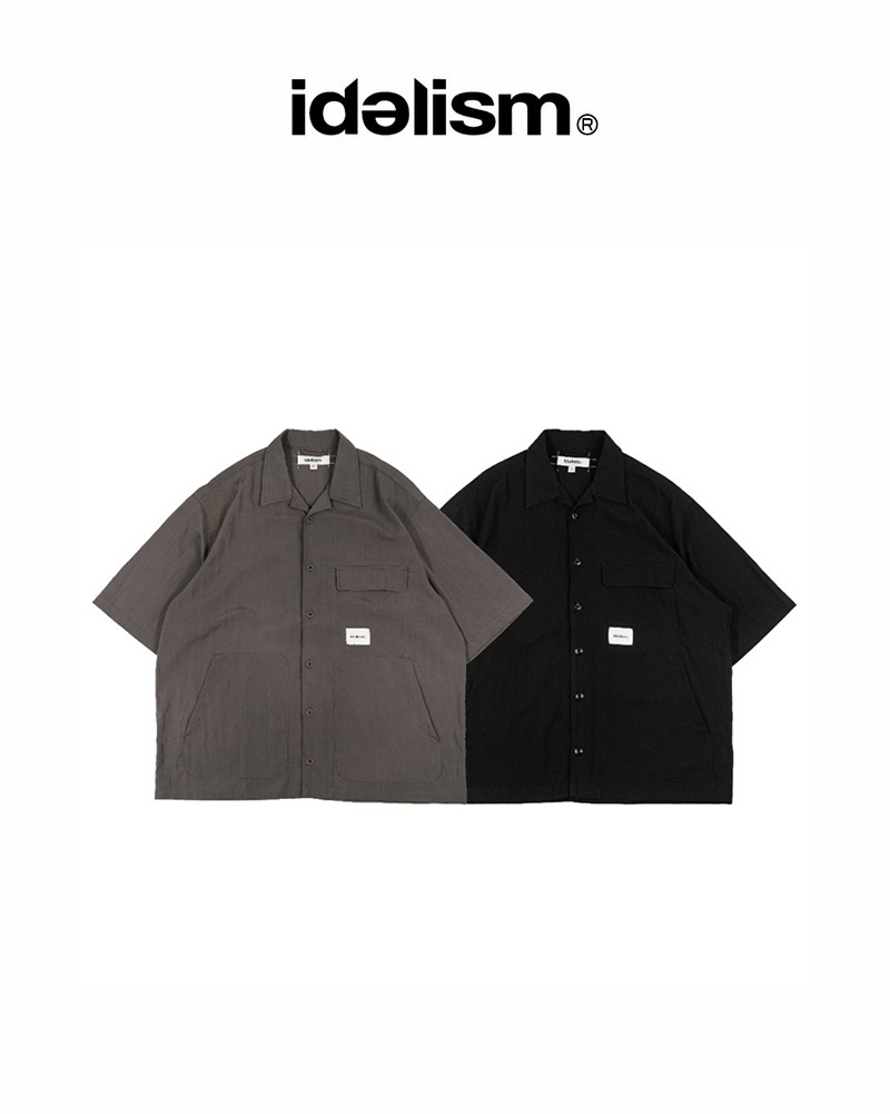 idealism 短袖 襯衫 咖啡/黑 25 S/S Soft Shirt